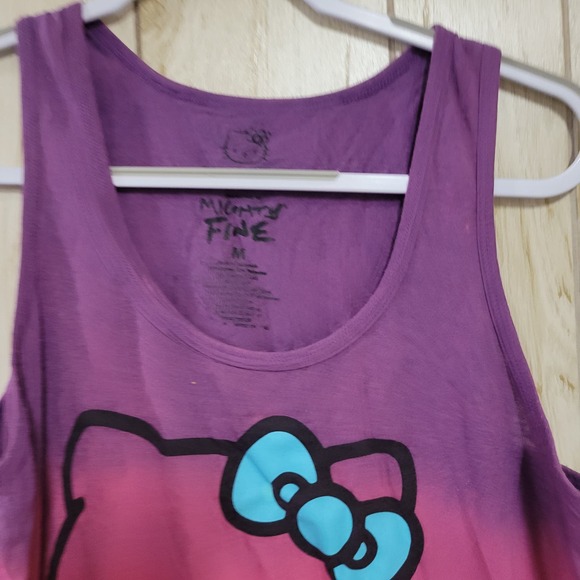 Sanrio Hello Kitty Ombre Graphic Tank Top - Picture 2 of 3